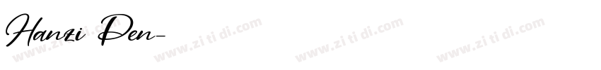Hanzi Pen字体转换